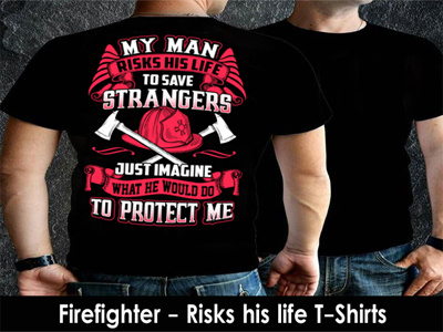 Firefighter T Shirt Firefighter Firefighter Biker Cross Bones Shirt FF2144 